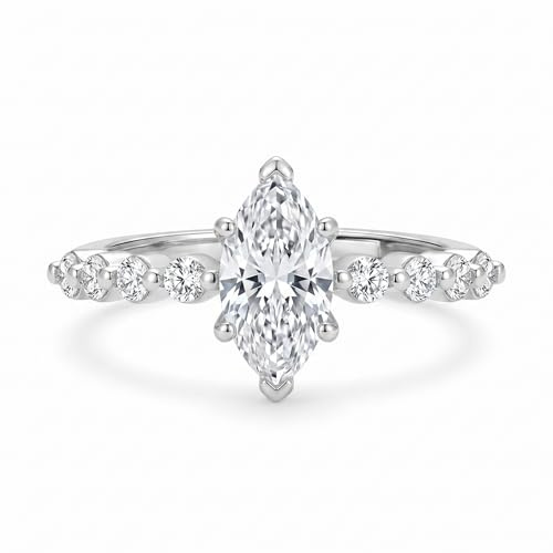 Luckimoli Adjustable Engagement Ring, Promise Eternity Ring for Women,Wedding Rings,Jewelry Gift,Friendship Promise Fashion Jewelry Valentine Gifts for Women