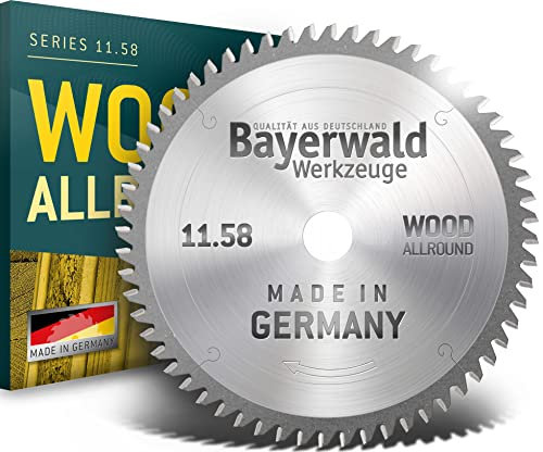 Bayerwald - HM Kreissägeblatt für Holz - Ø 260 mm x 2.5 mm x 30 mm | WZ negativ (80 Zähne) | für Kapp- & Gehrungssägen