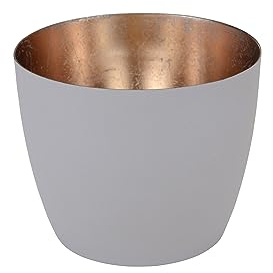 Gift Company [A] Madras, Windlicht, M, Sandstone/Gold, H8,5cm, D10cm