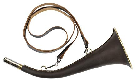 Club Interchasse Trompe Axel 31 en Laiton Marron Foncé Fa Classique Cornes de Chasse
