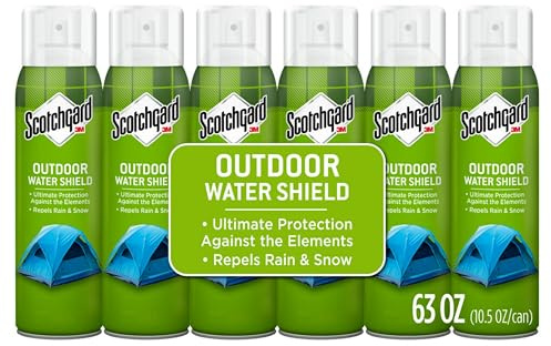 Scotchgard Heavy Duty Water Shield, Repels Water, Ideal for Outerwear, Tents, Backpacks, Canvas, Polyester and Nylon, 63 Ounces