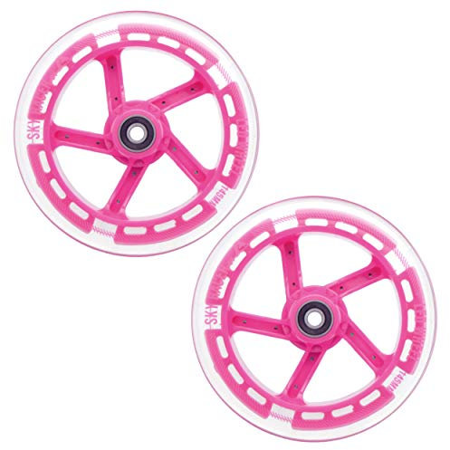 Apollo City Scooter 145mm Ersatzräderset Pro Wheels - ABEC 7 Kugellager, Roller Rad Ersatz-Räder passend für Apollo City-Scooter