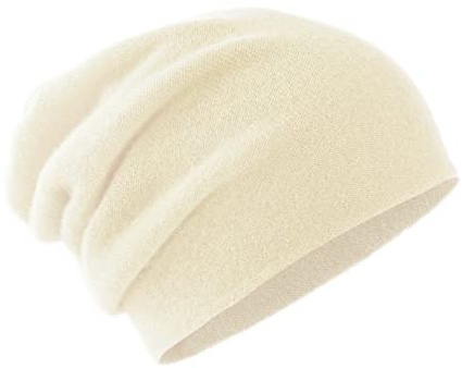 Villand 100% Kaschmir Mütze für Damen und Herren mit Geschenkbox, doppellagige Kaschmir Strickmütze, übergroße Winter Skimütze