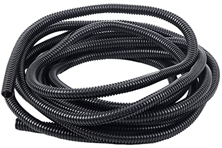 MOCNT Tubo Corrugato Flessibile Auto Tubo Guaina Isolante Protettivo Cavo Filo per Guaina Ondulata Cavi Elettrici Gestione Cavo Ordinato Esterno 13mm Lunghezza 5 Metri
