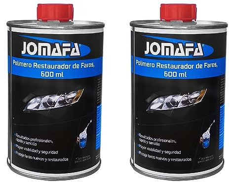 Pack 2 Polimero liquido para restaurar faros, botella 600ml 800Gr (total 1200 ml 1600 gr) - Restauracion faros -
