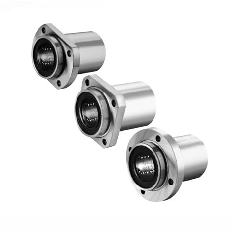 SSIMOO 1PC LMFP50UU LMHP50UU LMKP50UU 50mm Quadrat Oval Runde Geführte Flansch Linear Motion Kugellager Bush CNC Teile for 3D Drucker kindly (Color : LMKP50UU)