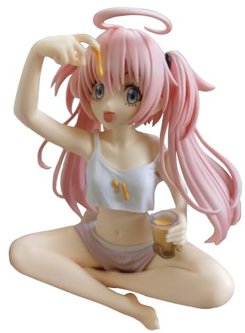 Anjinguang Milim Nava Figurine Manga That Time I Got Reincarnated as a Slime - Niedliche PVC-Figur im Sitzen - Sammlung (12 cm)