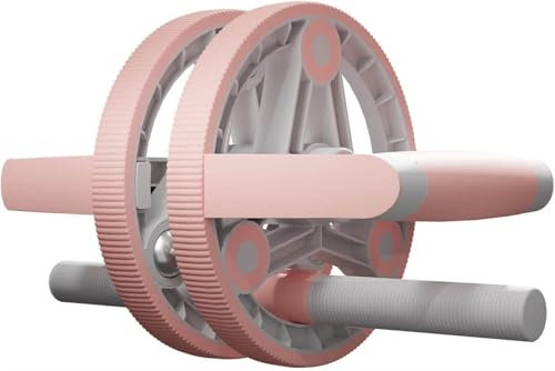 NMGHUTE Bauchroller Bauchmuskeltrainer Bauchtrainer Ab Roller Wheel Für Bauch- Und Rumpfkrafttraining, Perfekte Heimfitnessgeräte Für Frauen Bauchrad Bauchtrainer ab Roller(Pink)