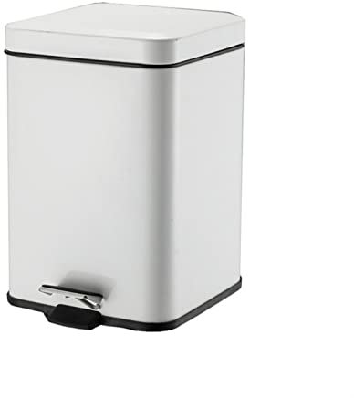 Pattumiera, Pattumiera da cucina 6L/12L Pattumiera a pedale in acciaio inossidabile di alta qualità con coperchio Pattumiera per la conservazione della spazzatura Soggiorno Cucina Disponibile Cestino