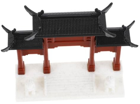 GETAJGHSD Unique Design Miniature Gate Zen Garden Feature for Aquarium Terrarium Decor Small Landscape Ornament