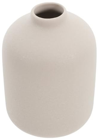 Cabilock Jarrón De Cerámica Blanca Moderno para Arreglos Jarrón Pequeño De Flores Blancas para Decoración De Mesa para Centros De Mesa El Hogar
