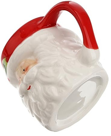 MAGICLULU Keramiktasse Weihnachtstasse Kaffeetasse Wassertasse Langlebige Tasse Praktische Tasse Weihnachtsmann-tasse Milchtasse Festliche Tägliche Nutzung