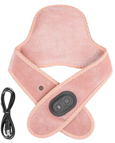 Beheizter Nackenschal USB-betriebenes Massagegerät | Elektrische Nackenwickel-Heizkissen Für Linderung Von Beschwerden Muskelentspannung Für Schulter Rücken Männer Senioren