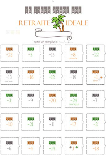 Kalender vorwärts Ruhestand Countdown Geschenke