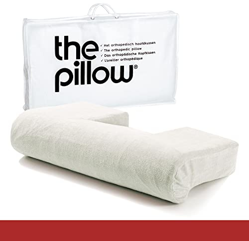 The Pillow Nackenksissen Extra Komfort Kompakt - Seitenschläferkissen mit Einzigartiger 3-Teiliger Form für Eine Ungezwungene und Natürliche Körperhaltung - Hochwertiges Orthopädisches Kissen
