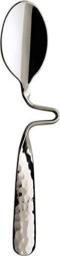 Villeroy & Boch NewWave 1457140180 Lot de 6 cuillères à café et 4 pailles EKM Living en acier inoxydable