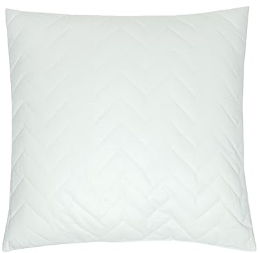 ZOLLNER antiallergisches Kopfkissen mit Zick-Zack-Steppung in 80x80 cm - Polyesterfüllung - atmungsaktiver Bezug aus Mischgewebe - waschbar bis 95°C - Hotelqualität