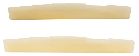Musiclily Pro 73,15mm Universell Kompenserad Oblekt Bensadelämne för 6-strängad Akustisk Gitarr (2 st)