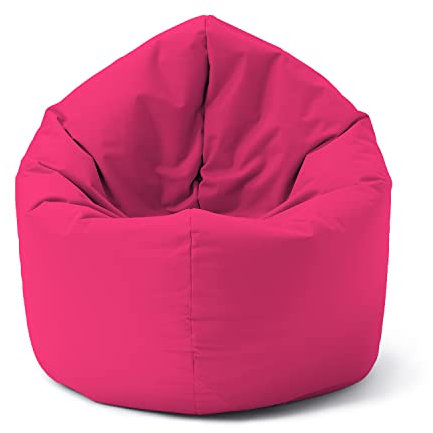 Lumaland Sitzsack Drops: runder Sitzsack (300 L) mit 2-in-1-Funktion für bequemes Sitzen & Liegen | Der Doppelagent für Relax-Momente in- & Outdoor I Mit anpassungsfähiger EPS-Füllung | Ø 120 x 75 cm