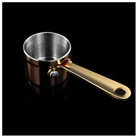 Gravy Boat 1 Pack Stainless Steel Gravy Boat, 35ml or 65ml Easy Pour Gravy Boat for Salad Dressings Milk Broth Black Pepper Creamer Gravy Sauce Boat(M)