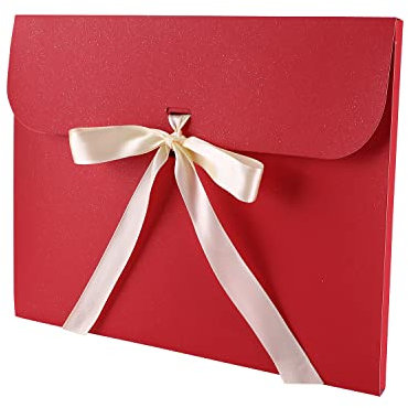 Briefumschlag 10 Stück Kuvert mit Band Geschenkbox Klein Schachtel Vintage Erntedankumschlag Festlich Umschlag für Einladungskarte Glückwunschkarte Geschenkkarton Hochzeit Weihnachten Valentinstag