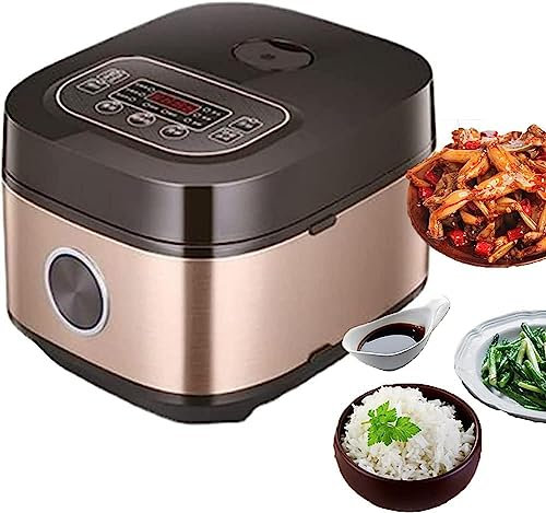 MISKYN Olla Arrocera De Microordenador De Estilo Japonés 5L, Olla Arrocera Inteligente De 900 W, Conservación Del Calor A Temperatura Constante, Olla Interior Antiadherente Desmontable