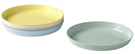 IKEA 804.613.80 Kalas Kunststoffteller, 6er-Pack, 19 x 2 cm, leuchtende und fröhliche Farben, damit jeder seinen Favoriten auswählen kann. Der Kunststoff bricht nicht und ist harmlos – keine