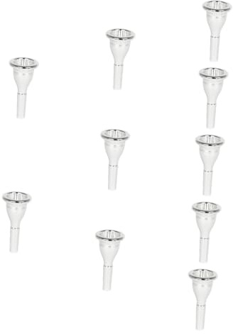 ibasenice 10stücke Tuba Mundstück Messing Cnc-design Geeignet Für Tuba-zubehör Langlebig Und Leicht Zu Reinigen Für Schule Konzerte Und Proben