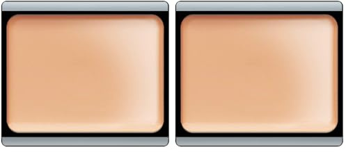 ARTDECO Camouflage Cream - Stark deckendes Camouflage Make-up, Abdeckcreme - 1 x 4,5 g (Packung mit 2)