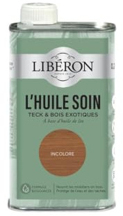 Liberon Pflegeöl für Möbel und Holz, für Teak & exotische Hölzer, farblos, 250 ml