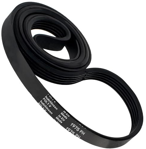 Courroie Seche Linge Poly-V 1975 PH 7 avec le Code Original 481281728433 pour Whirlpool - MADE IN EU - Garantie de 10 Ans - MONTERAL