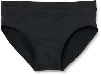 Calvin Klein Uomo Slip da Bagno Brief Double Corto, Nero (Pvh Black), M