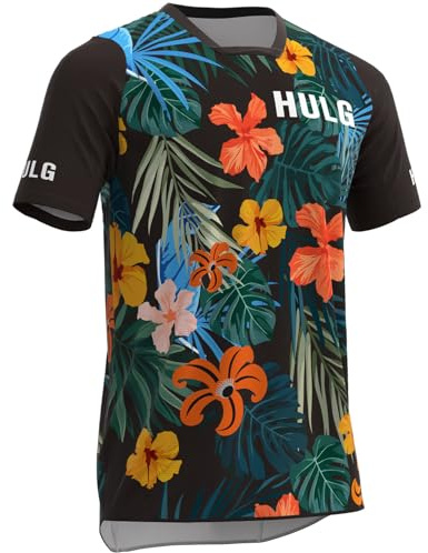 Mountainbike Shirt MTB Downhill Freeride I Fahrrad Trikots Herren Damen I Jersey atmungsaktiv, schnelltrocknend I Radtrikot Kurzarm (AIM005,4XL)