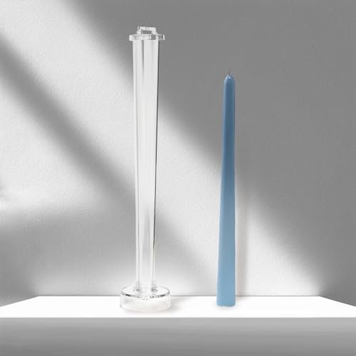 Stampi per Candele Coniche, Strumenti per Realizzare Candele in Plastica PC, Stampo per Candele Profumate per Realizzare Candele per Cene a Lume di Candela, Preghiere, Feste