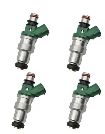 4 PIÈCES 23250-11110 Injecteurs Carburant Pour TOYOTA EU Pour Starlet 1996 Pour Corolla 1995 1.3L 4E-FE Pour Tercel 1994 Pour Paseo 1994~1995 1,5l 5E-FE Voiture Buse Injecteur Carburant Buse D'Injecte