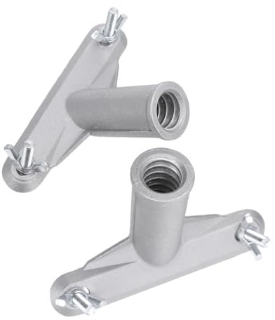 AUTSUPPL 2pcs Roller Brush Adapter for Mop Extension Pole Threaded Handle Broom Head Bracket Connecting for Push Broom Handle Adapter