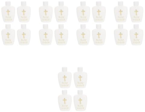 Garneck 20pcs Cute Stitch Water Bottle Holy Water Bottles Refillable Containers