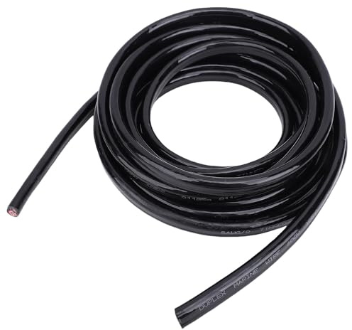 Generic Filo Marino a 8 Calibri, 8 AWG Cavo di Barca di Rame Professionale Non Ossigeno Rivestito in Rame 30 Piedi Duplex per Automobile
