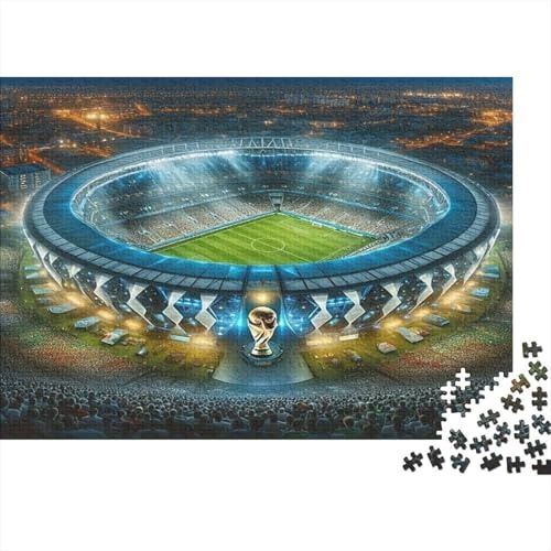 Football Stadium 1000 Piece Jigsaw Puzzle Night Lights Puzzle Game for Adults Wall Art Decor