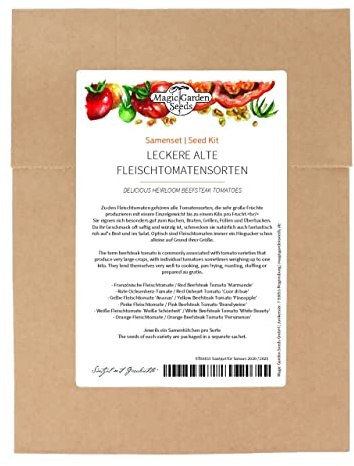 Deliciosos tomates gigantes de reliquia - set de semillas con 6 variedades