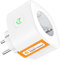 Refoss Enchufe Inteligente, Enchufe WiFi 16A de Temporizador de Control Remoto, Smart Plug Compatible con Apple HomeKit, Alexa y Google Assistant, Control Remoto, 3680W