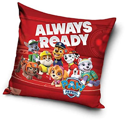 Carbotex Kissen Füllung Dekokissen Zierkissen 40cmx40cm Paw Patroller Feuerwehrhund Nick Jr.