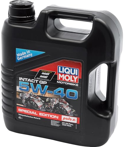 Liqui Moly Huile De Moteur De Moto 4 Temps Intact GP Special Edition Polo 5W-40 4 Litres, Unisexe, Multipurpose, toute l'année