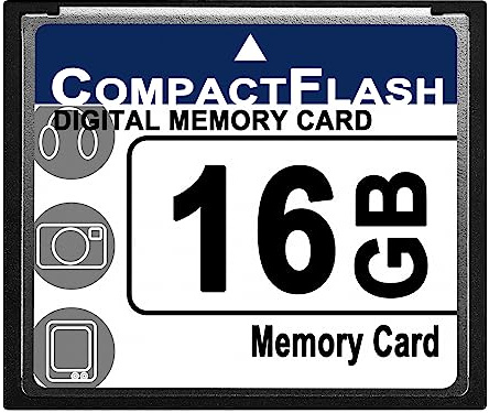 Gokelomg Professional Carte mémoire flash compacte 16 Go (Whiteandblue)