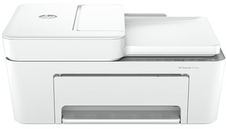 HP DeskJet 4255e Wireless All-in-One Color Inkjet Printer, Scanner, Copier, Best-for-home, 3 month Instant Ink trial included. This printer is only 2.4 ghz capable. AI-enabled (588S6A)