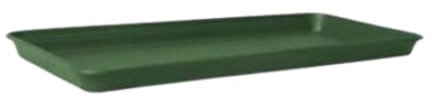 universal rectangular saucer L 70cm grün
