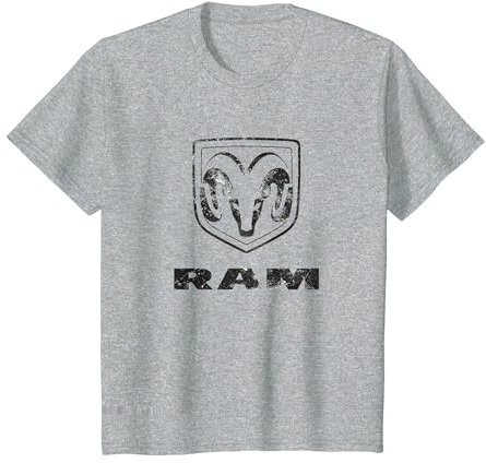 Kinder Ram Trucks Logo in Antikoptik T-Shirt