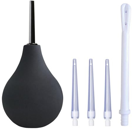 Silikon Enema Bulb Rektal spruta Vaginal Clean Douche Anal Anus Rengöringssystem för Kvinnor Män (220ml)