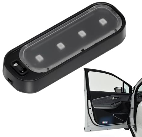 Luci Davanzale A LED - Luce Di Cortesia Di Benvenuto Per Portiera Auto | Luci Per Portiera 'auto Senza Cablaggio, Lampada Per Proiettore D'ombra Di Cortesia Di Benvenuto A LED Luci Per Il Percorso
