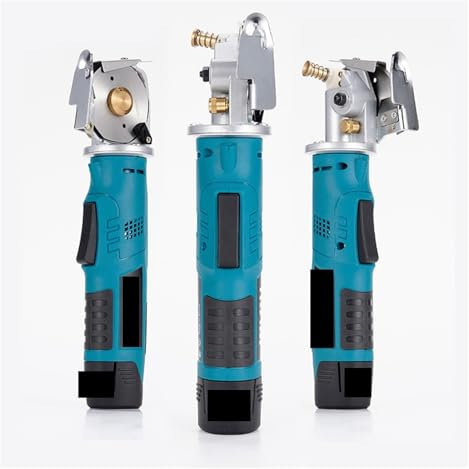 Taglierine rotanti, 12V Coltello for stoffa elettrico Utensile for tagliare il tessuto Taglierina for stoffa in pelle Lama for utensili elettrici da taglio(2battery 1charge)